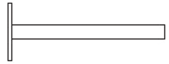 Spitze T Groß Frênehard Verzinkt - 55 X 18 Mm - Dose 5 Kg