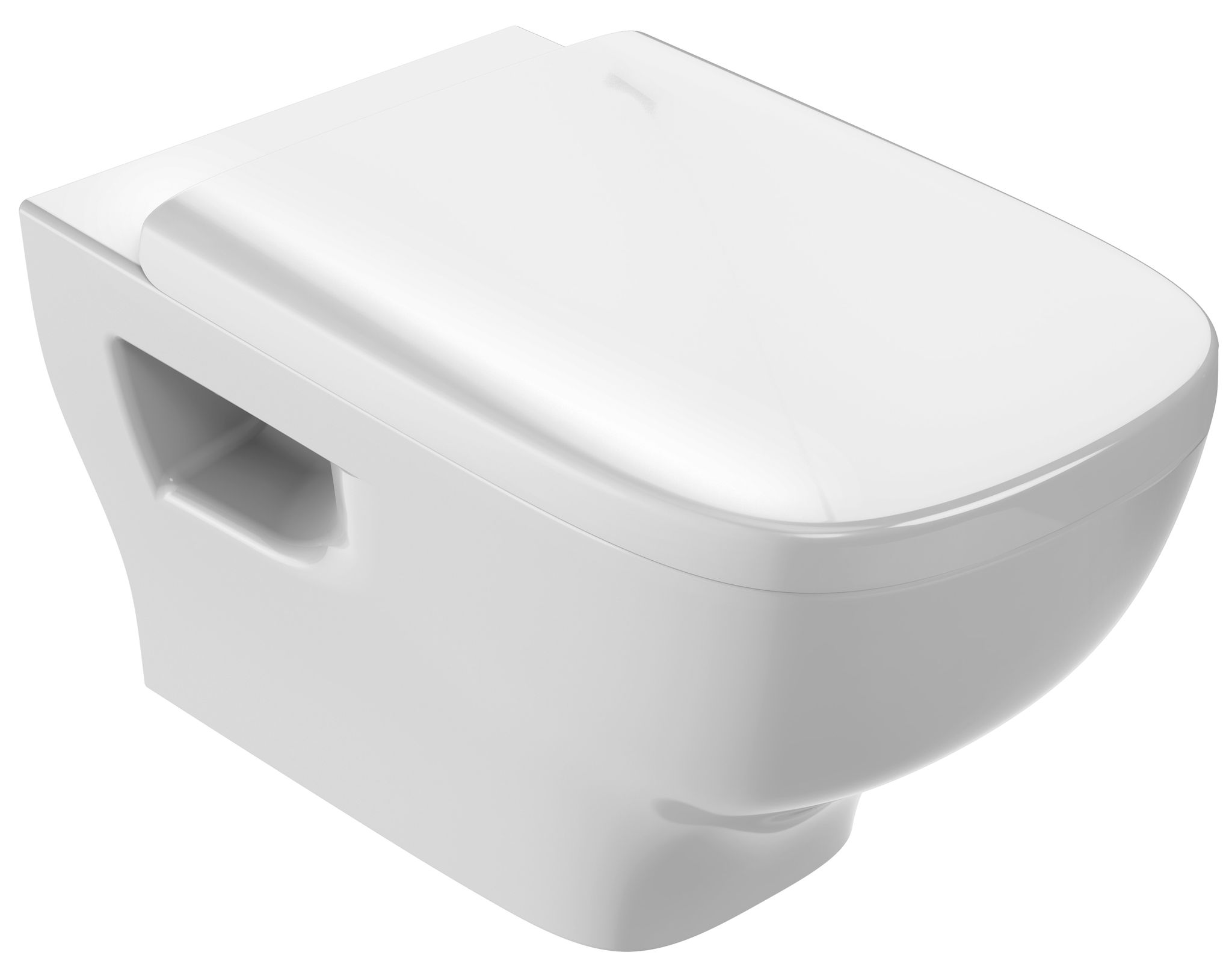 Hänge-wc-becken Ohne Rand Struktura Mit Thermohärter Sitz Weiß - Jacob Delafon - Ede112-00