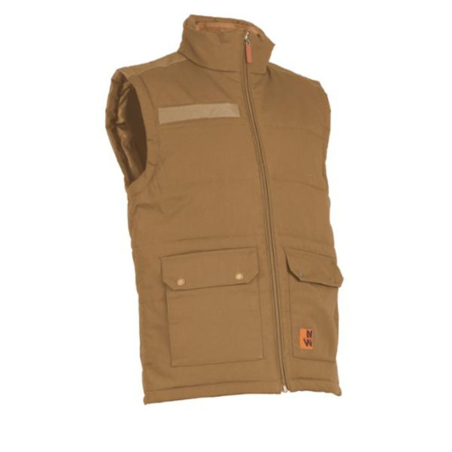 Ärmellose Arbeitsweste Noah - Gr.3xl Camel - Nine Worths - 1097-came-3xl