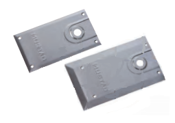 Standard-abdeckplatte Normbau - Polierter Edelstahl - 192a022