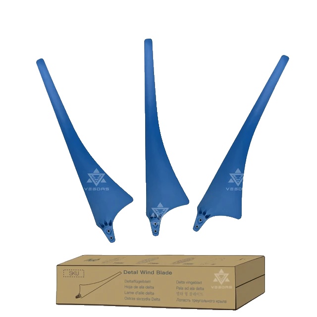 Windkraftanlagenflügel, Robustes Material, Aerodynamisches Design, 3 Delta Blue