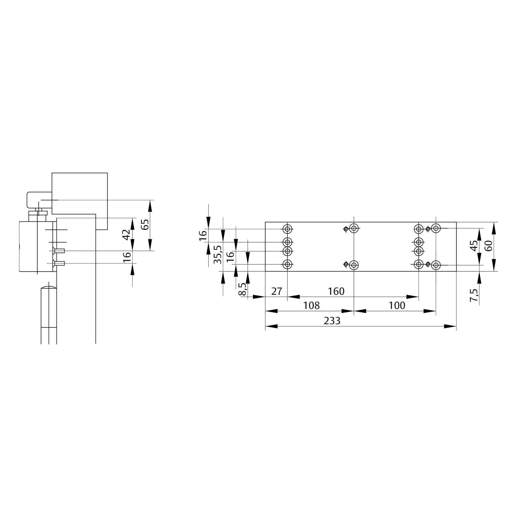 Montageplatte - Assa Abloy - A187 Für Dc135 In Schwarz - 11508000