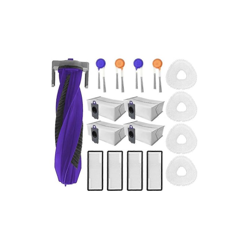 Barkbusters 17-teiliges Set: Rotationsbürste, Seitenbürste, Wischmopp, Filter Und Staubbeutel Für Narwal Freo Z10 Ultra/freo Z10 Saugroboter.