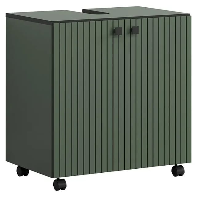 Purebliss Waschbeckenunterschrank Grün.