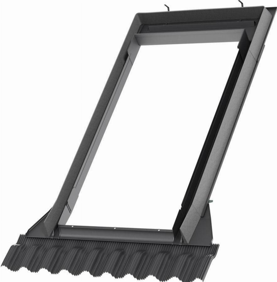 Ersatzanschluss Grau 55x78 Velux Dachziegel Bis 120 Mm Profilhöhe - Ew Ck02 0000