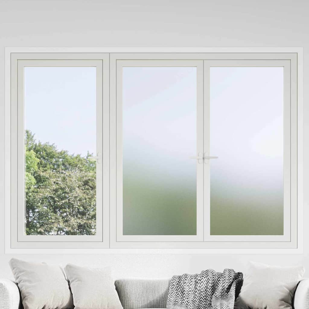 Vidaxl Self-adhesive Window Film Frosted Grey 60 X 2000 Cm Pvc