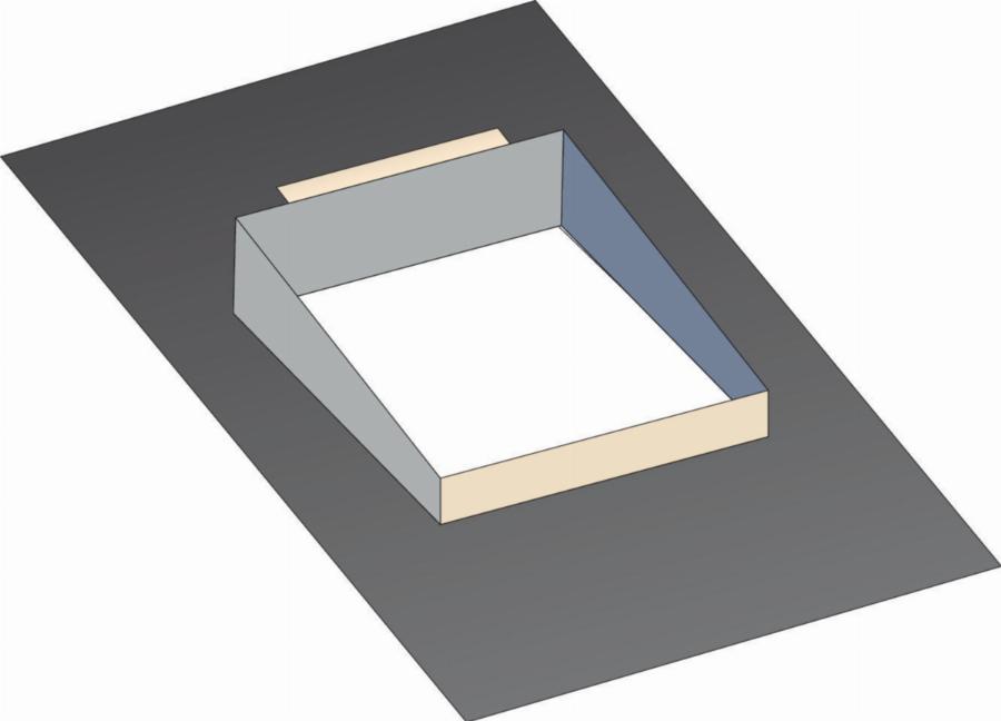 Schieferschutzdichtung Neigungsbereich 86 Bis 100% Poujoulat - Eba100006