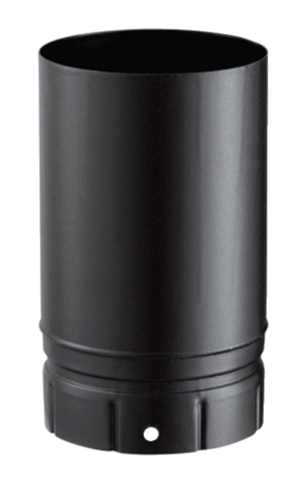 Schwarzes Mattes Emailliertes Rohr 250 Ø180 L.250-180 Enm Poujoulat - 58180903