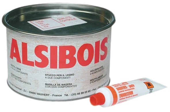 Alsibois Dichtmasse 1l Nussbaum + Härter