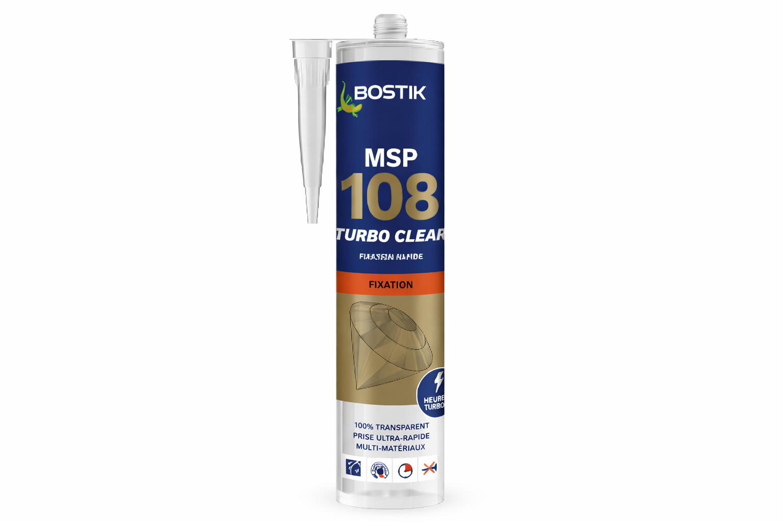 Kartusche Dichtstoff Msp 108 Turbo Clear Transparent 290 Ml - Bostik - 30633777