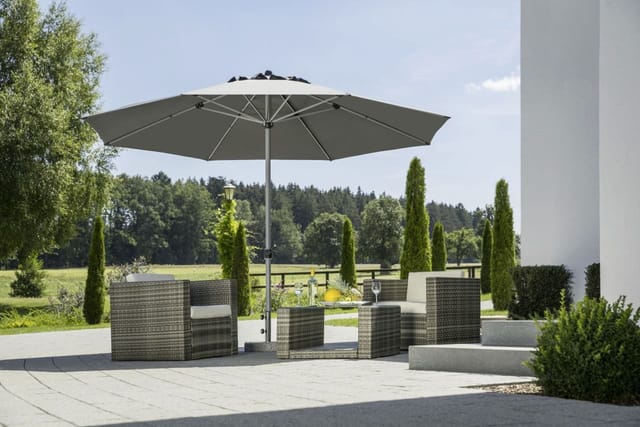 Schneider Sonnenschirm Gemini Anthrazit Ø 360 Cm Sonnenschirme