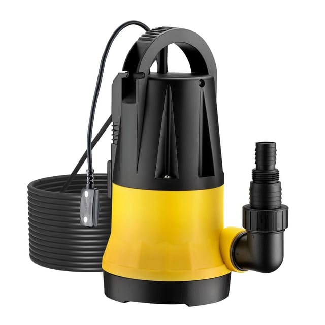 Tauchpumpe Mit Sensor 900 W, Tiefbrunnenpumpe Mit 2 Modi, Leistungsstarke Wasserpumpe 15000 L/h, Brunnenpumpe 10 M Förderhöhe & 7 M Tiefe - Wiltec