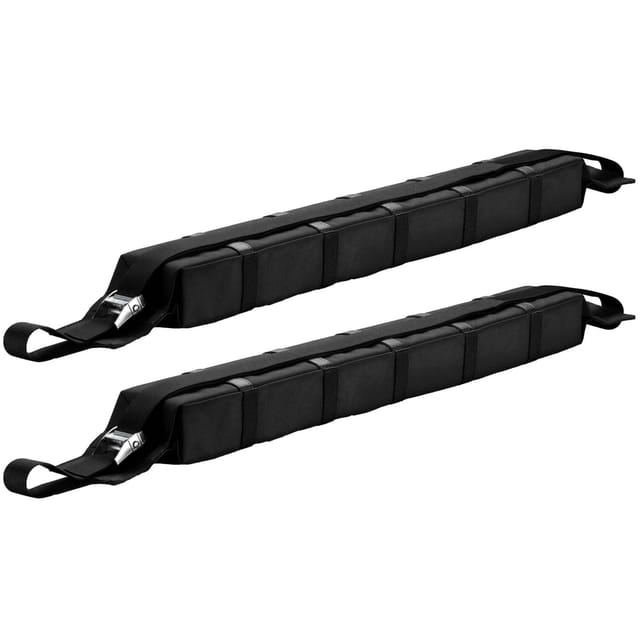 Wiltec - Dachgepäckträger Weich 113 X 10 X 8 Cm Mit 2 X Gurtband, Auto Dachträger Bis 75 Kg Für Kanu, Kajak, Surfbrett, Sup, Snowboard, Skier Und Leiter