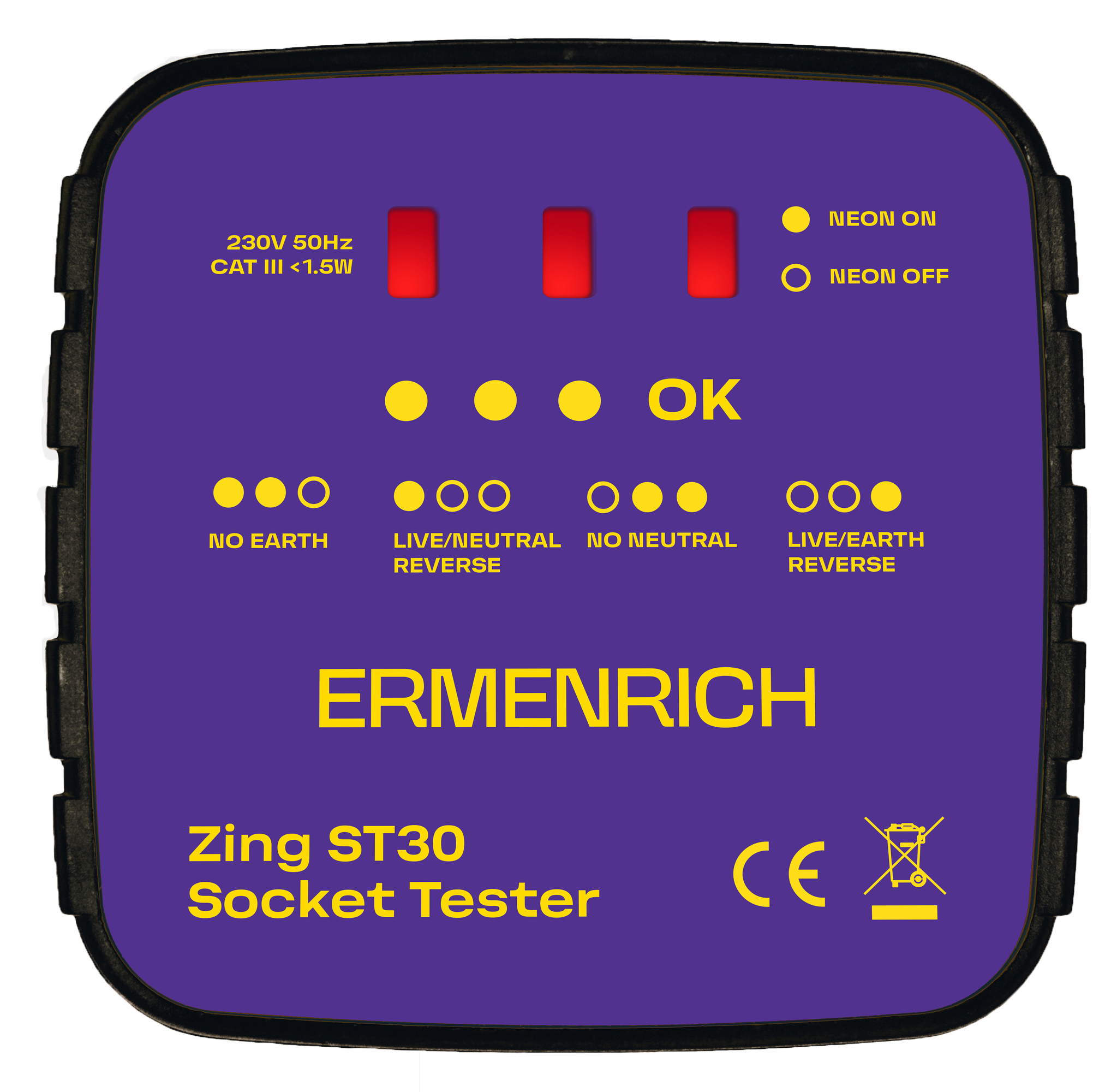 Elektrowerkzeug Levenhuk Zing St30 Erdungserkennung Led