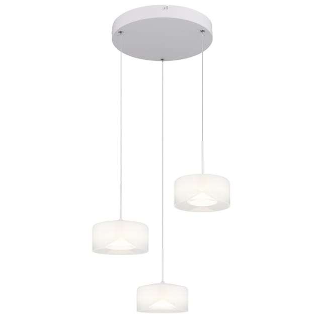 Pendelleuchte Hängelampe Deckenleuchte Led Glas Höhe Kürzbar Wohnzimmerlampe
