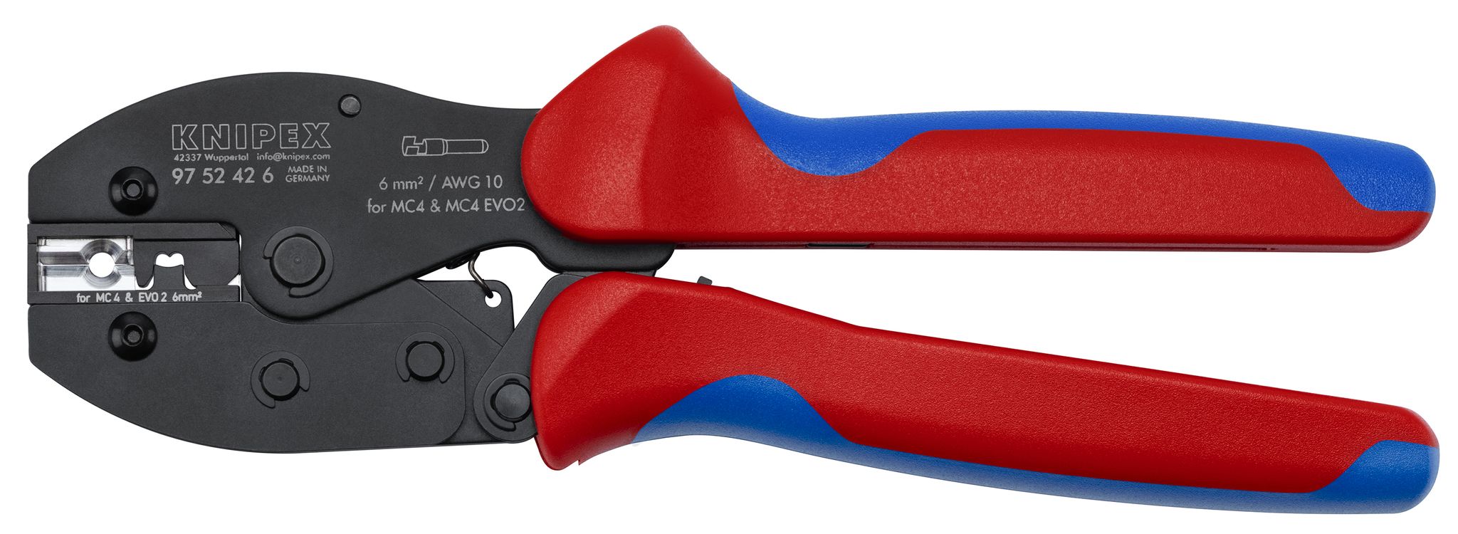 Crimpzange Für Mc4®/mc4® Evo 2 Steckverbinder - Knipex - 97 52 42 6 Sb