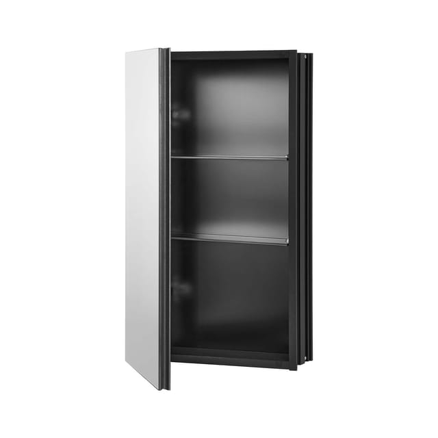 Mophorn - Medizinschrank – 14 X 24 Zoll, Badezimmer-spiegelschrank Mit Verstellbaren Regalen, Aluminiumrahmen Für Wandmontage Oder Einbau