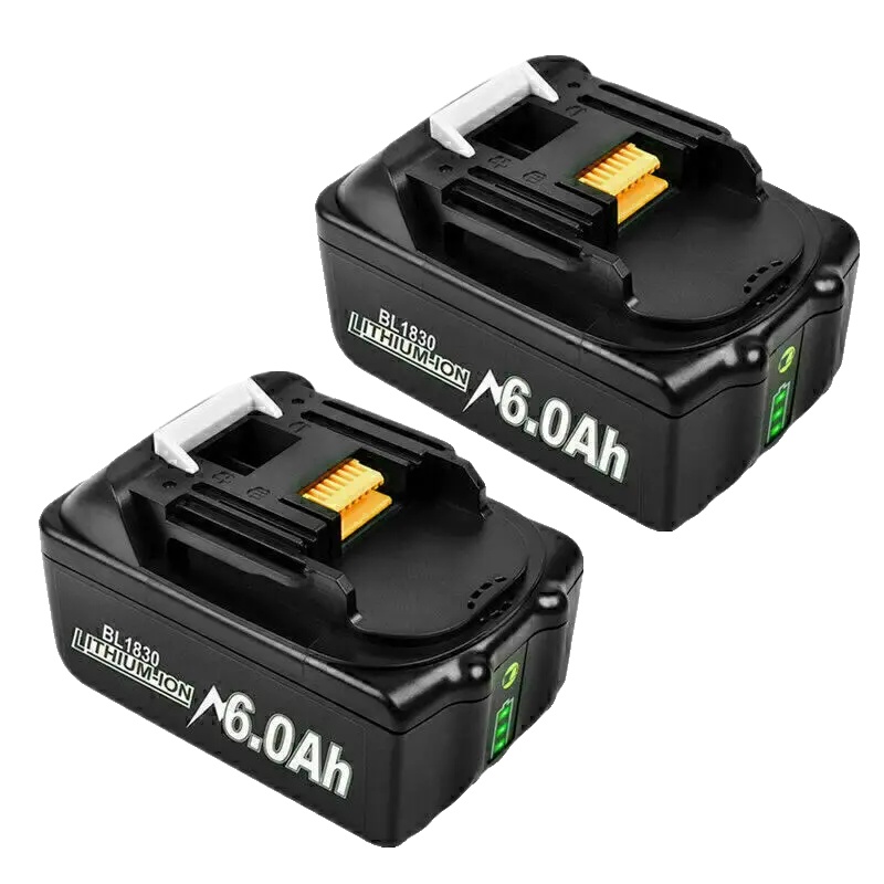 Akku, 6 Ah Kapazität, Led-anzeige, 2 Stück 6,0