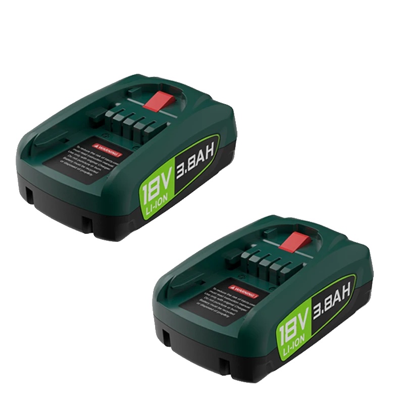 Akku, 18 V, Kapazität 3800–5000 Mah, 2 Stück 3,8 Ah