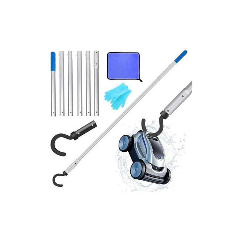 Crochet Robot Piscine,crochet Accessoire Pour Robot De Piscine,avec 2.1m Anche Telescopique Piscine,crochets Pour Robot Nettoyeur De Piscine,utilisé Pour Tous Les Robot Piscine
