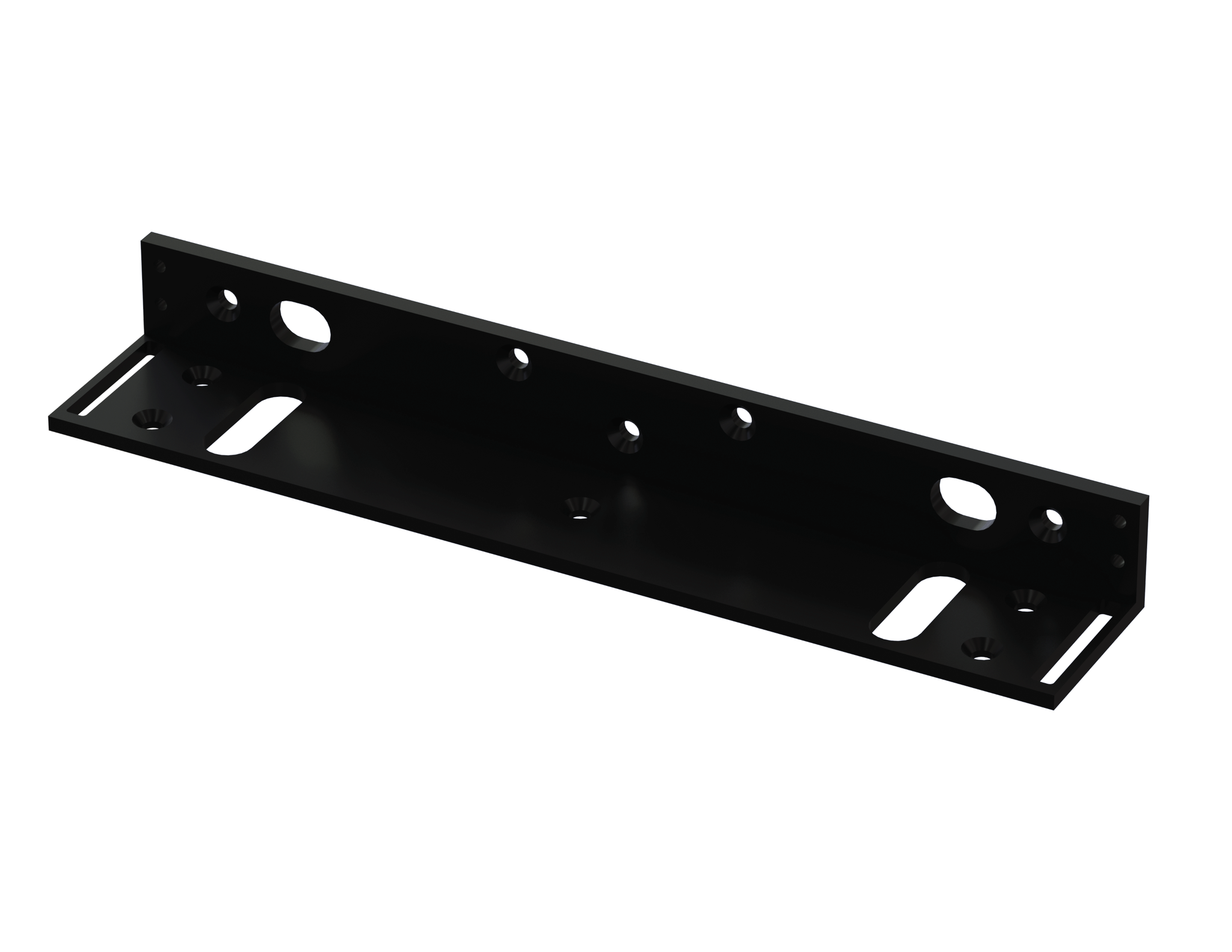 Verstellbarer Winkel L Für Serie V300 - Schwarzer Aluminium - Sewosy - V300ln