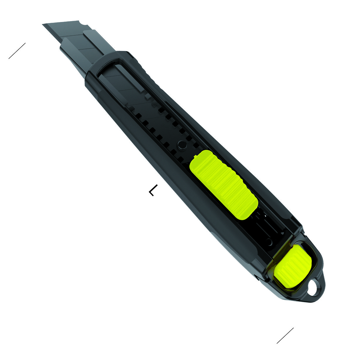 Cutter „all Black“ Klinge Mit Feststellschraube - Metrica - 09033