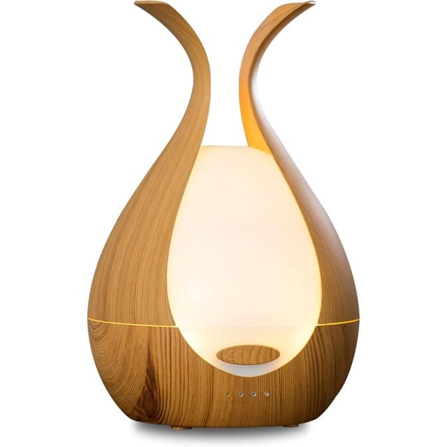 Diffusor Für Ätherische Öle, Ultraschall-diffusor Für Kalte Aromatherapie, Elektrischer Luftbefeuchter-diffusor, Anpassbare Led-beleuchtung, Modernes Design, Leise Und Kompakt