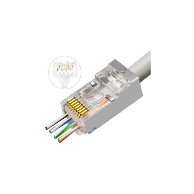 Lanview Awg23-24 Verseilt/voll Rj45 Stecker Transparent
