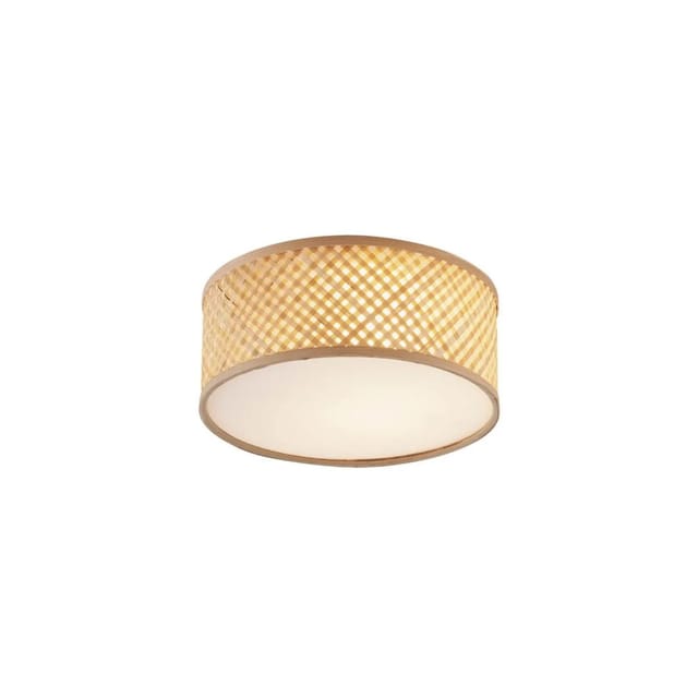 Orientalische Bambus Deckenleuchte Natur 30cm - Tremmo