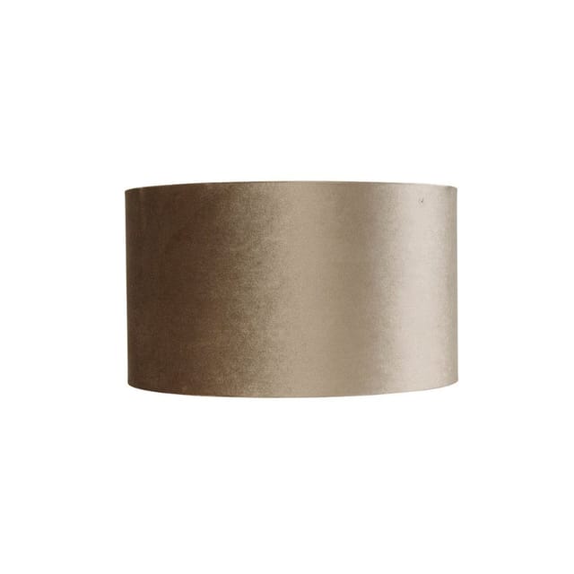 Samtlampenschirm Taupe 35/35/20