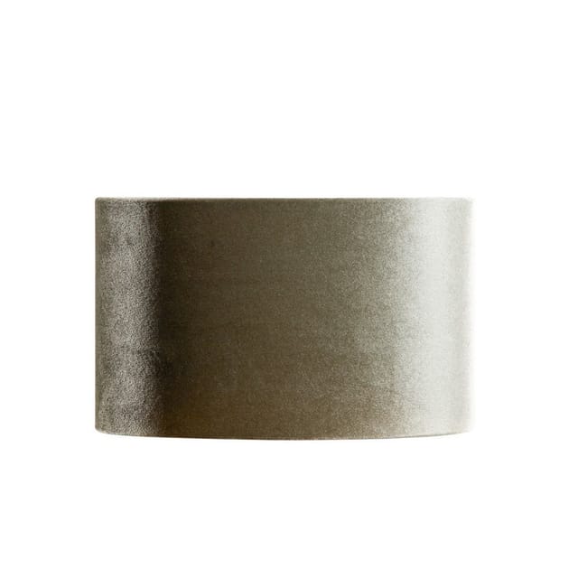 Samtlampenschirm Grün Mit Goldener Innenseite Oval 25/16/15