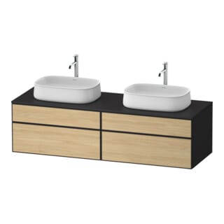 Duravit Zencha Konsolenwaschtischunterbau, 1600x550mm, 2 Auszüge,
