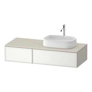 Duravit Zencha Konsolenwaschtischunterbau, 1300x550mm, 2 Auszüge,