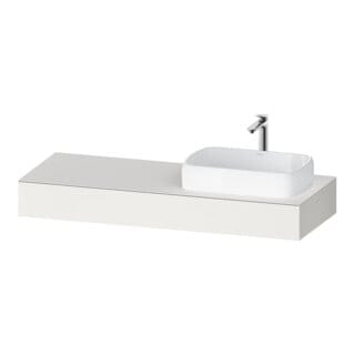 Duravit Qatego Konsole, 1400x550x170mm, Mit Ausschnitt Rechts,