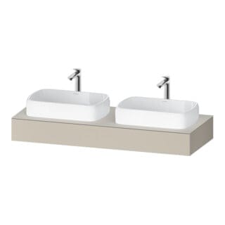 Duravit Qatego Konsole, 1400x550x170mm, Ausschnitt Links U.