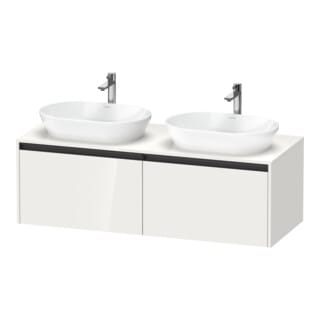 Duravit Ketho.2 Waschtischunterbau, Beckenausschnitt Beidseitig,