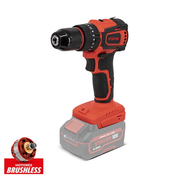 Stichbohrer Mit Schraubendreher Stayer Pro 40nm 18v 2ah