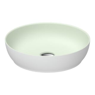 Duravit - Sivida Aufsatzbecken Rund, 400x400mm, Ohne Hahnloch, Ohne