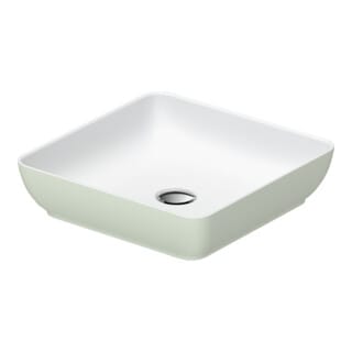 Duravit - Sivida Aufsatzbecken Eckig, 400x400mm, Ohne Hahnloch,