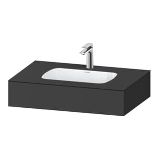 Qatego Einbauwaschtisch Mit Konsole, 800x550x170mm, - Duravit