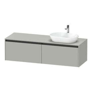 Duravit Ketho.2 Waschtischunterbau, Beckenausschnitt Rechts,