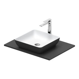 Duravit - Sivida Waschtisch Set Eckig Inkl. Konsole 680x500x123mm,