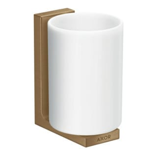 Axor Universal Rectangular Zahnputzbecher, Metall, Glas - Hansgrohe