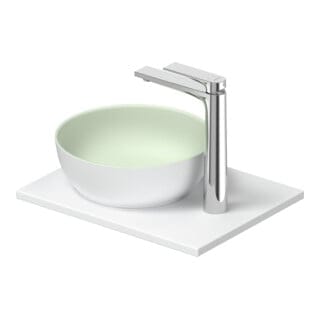 Duravit - Sivida Waschtisch Set Rund Inkl. Konsole 410x330x123mm,