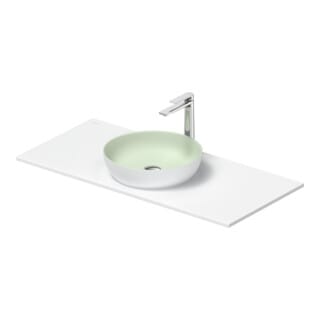Duravit - Sivida Waschtisch Set Rund Inkl. Konsole 1080x500x123mm,