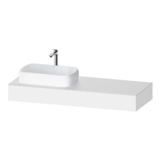 Qatego Konsole, 1400x550x170mm, Mit Ausschnitt Links, - Duravit