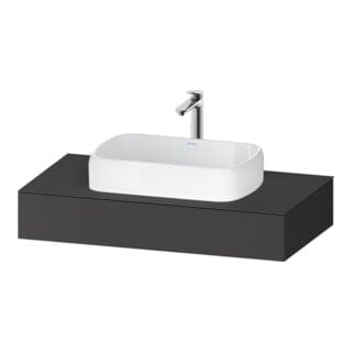 Duravit Qatego Konsole, 1000x550x170mm, Mit Ausschnitt Mittig,