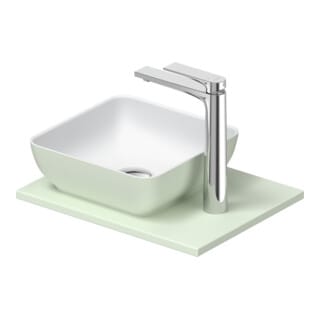 Duravit - Sivida Waschtisch Set Eckig Inkl. Konsole 410x330x123mm,