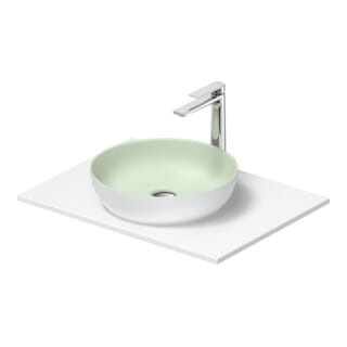 Duravit - Sivida Waschtisch Set Rund Inkl. Konsole 680x500x123mm,