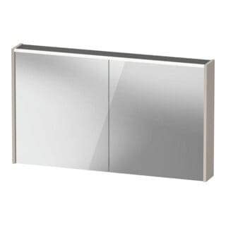 Duravit - D-code Spiegelschrank, Steckdose Typ E (fr, Be), 2 Türen,